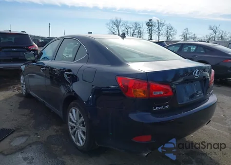 2007 Lexus Is 250 from USA, damaged, VIN JTHCK262675010040